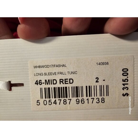 Ted Baker London Vibrant Red Ruffle Dress - Picture 14 of 15